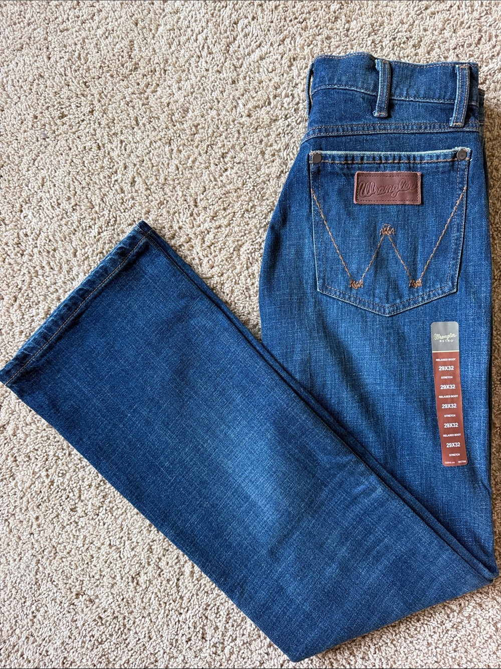 Wrangler Men’s Relaxed Bootcut Jeans
